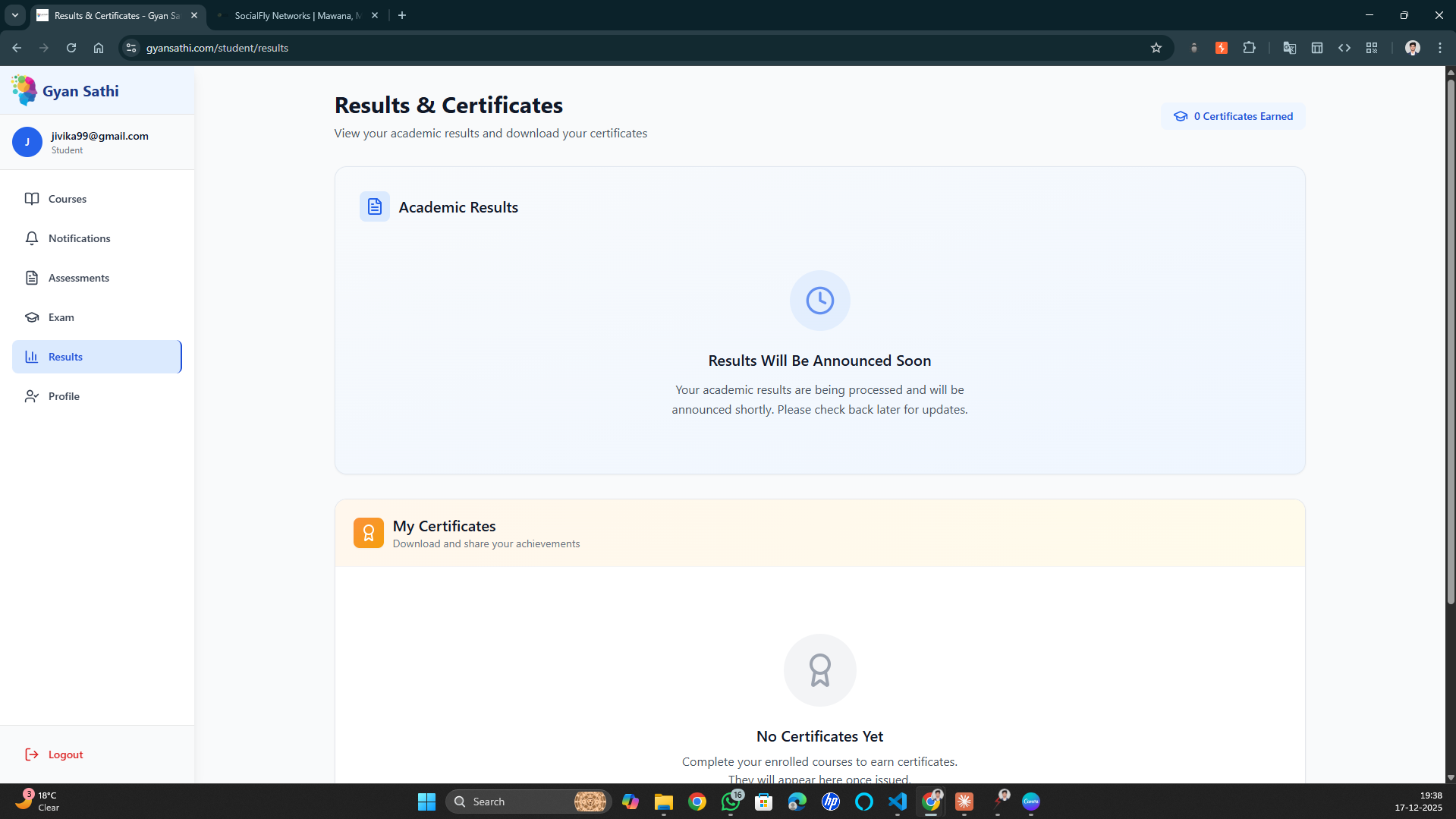 Gyansathi LMS Dashboard - 3