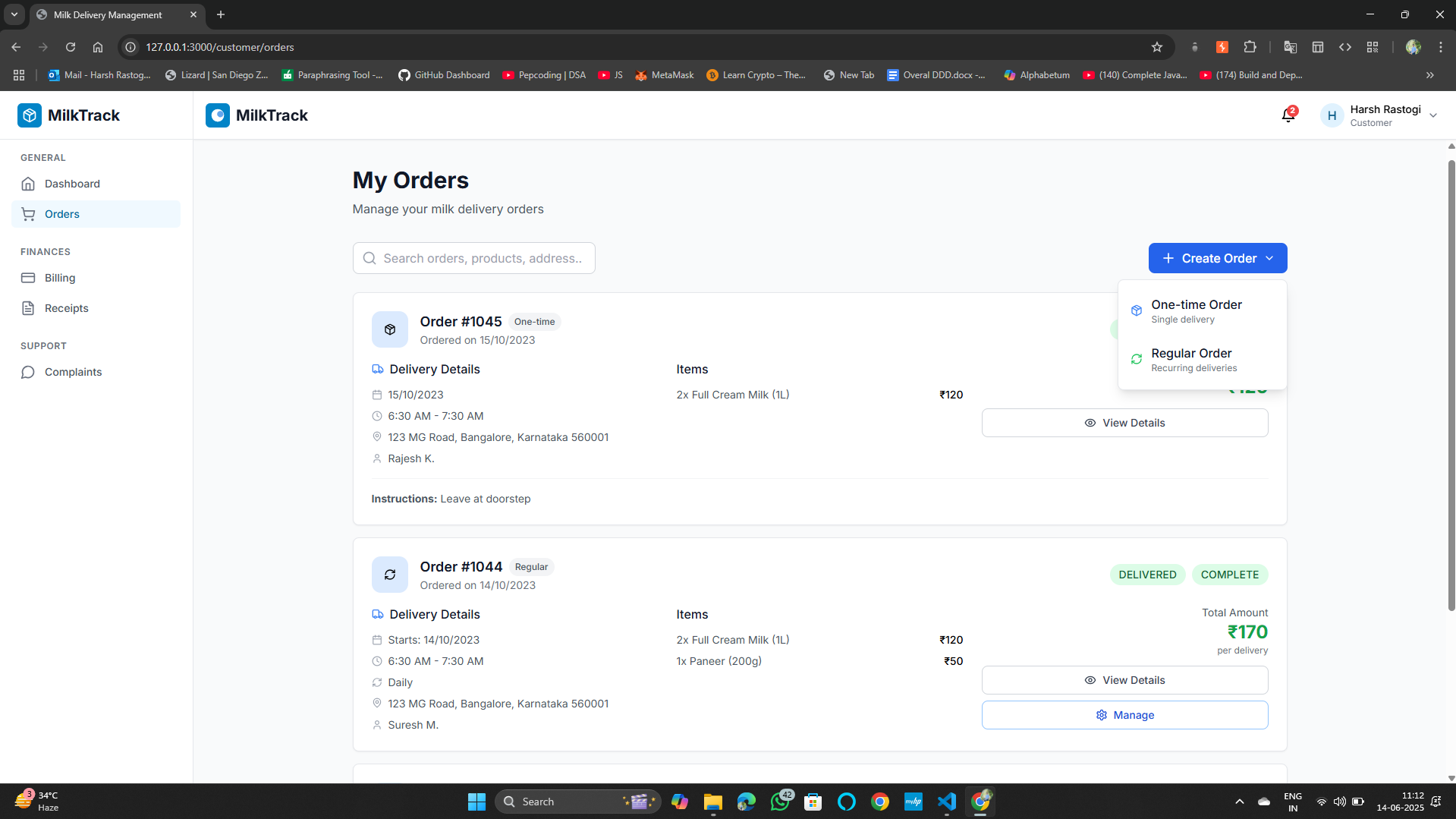 MilkFly Platform - 2